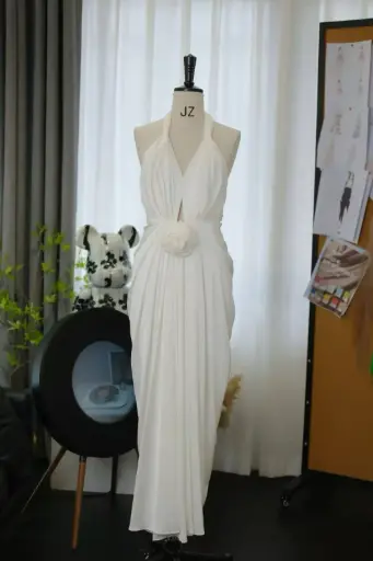 [SJ7890-WT-L] კაბა